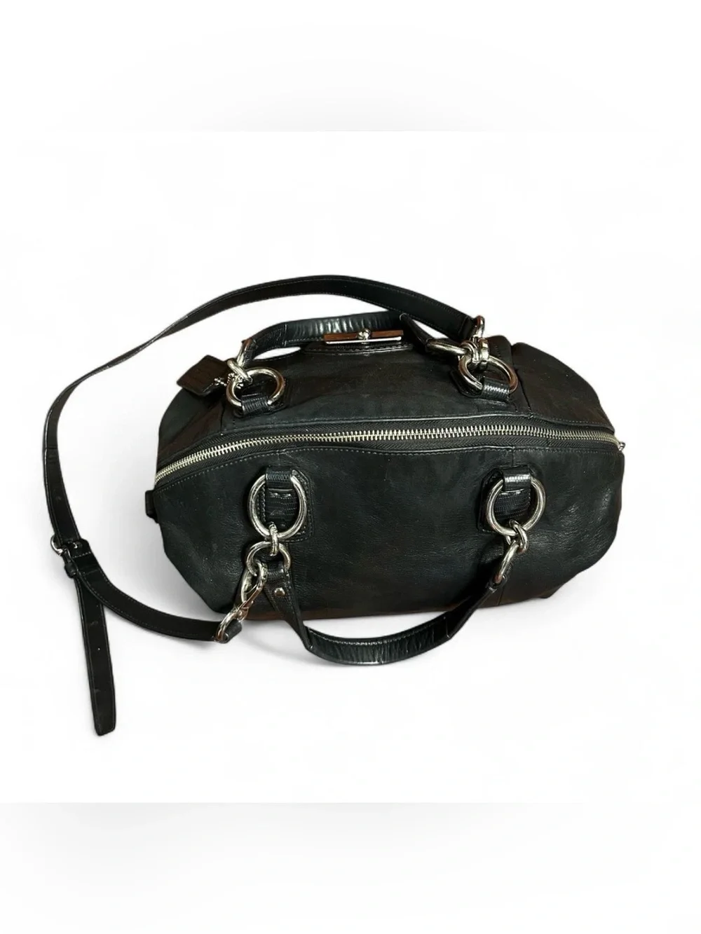 Coach Kristen leather satchel bowlers bag